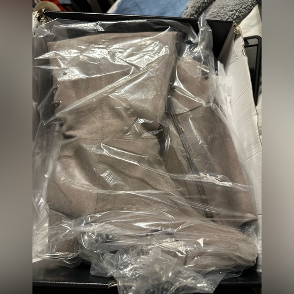 Torrid Corset Back Over-The-Knee Boot (WW) Grey - Picture 8 of 9